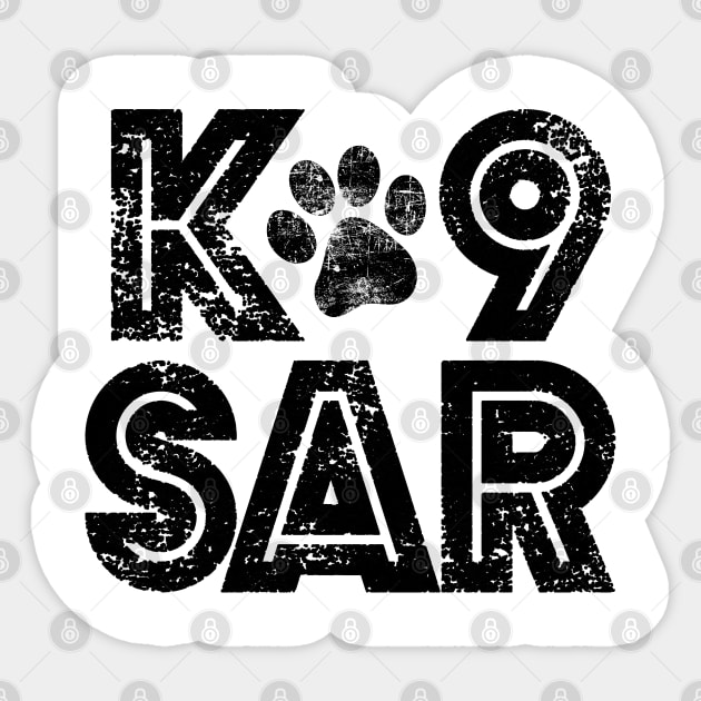 K-9 Search and Rescue Sticker by Nartissima